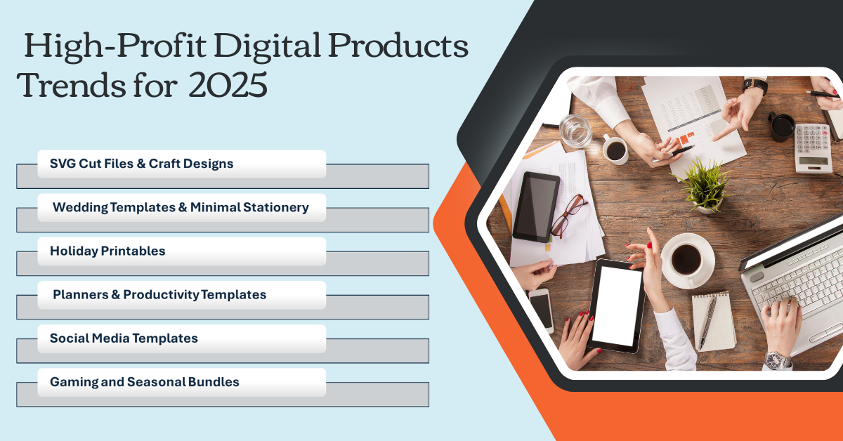 image for Top Selling Digital Products in Q4 2025, highlighting Etsy trends, SVGs, planners, and seasonal printables.”