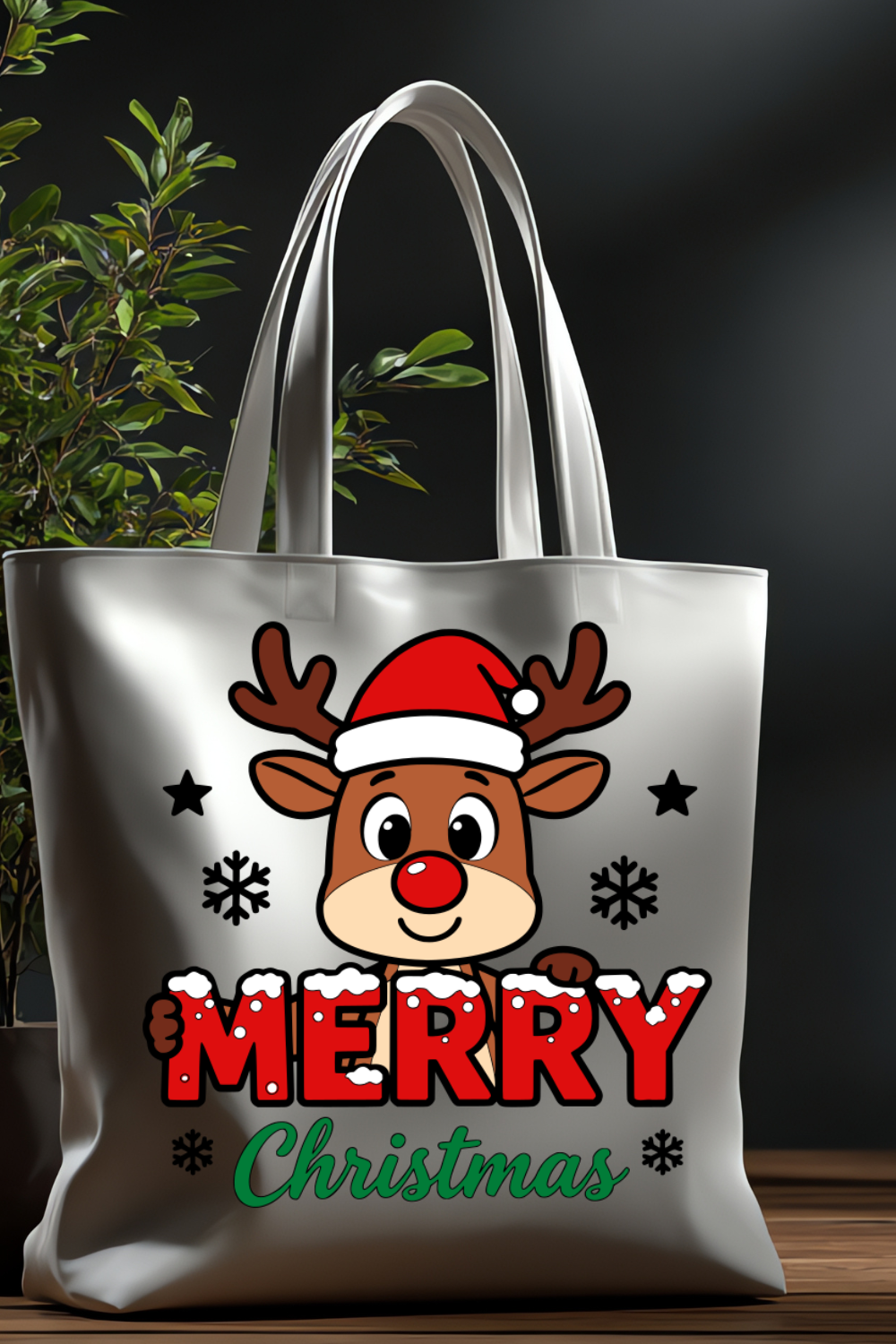 Reindeer Rudolph Clipart Bundle for Cricut and Silhouette - Image 4