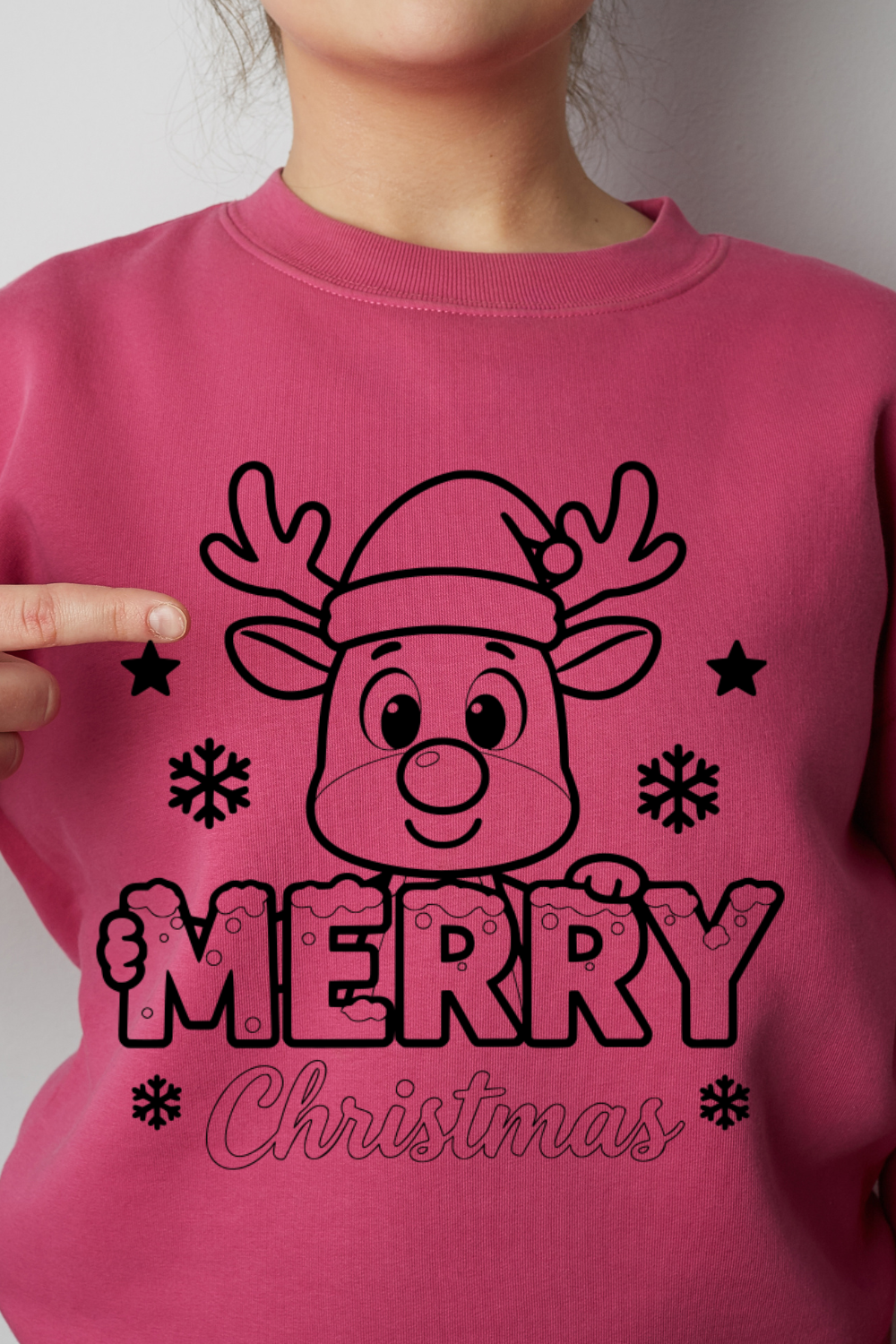 Reindeer Rudolph Clipart Bundle for Cricut and Silhouette - Image 7