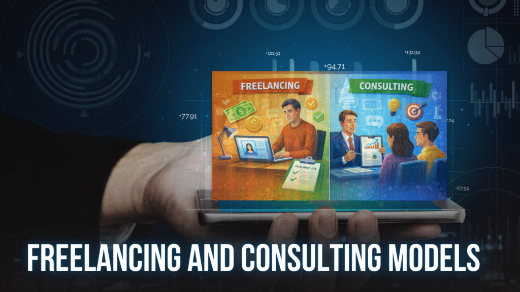 Freelancing and consulting models as skill-based zero investment business ideas