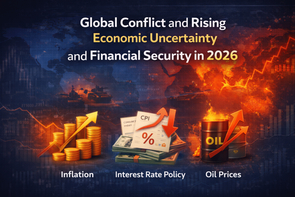 financial security in 2026 affected by global conflict rising inflation interest rate policy and oil prices