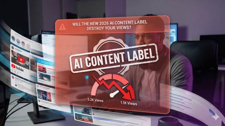 Read more about the article Will the New 2026 AI Content Label Destroy Your Views?