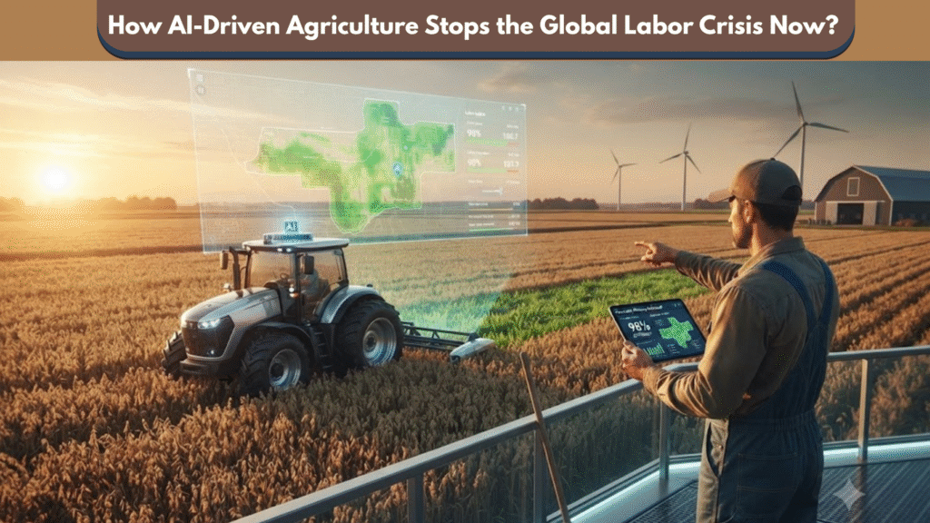 How AI-Driven Agriculture Stops the Global Labor Crisis Now?