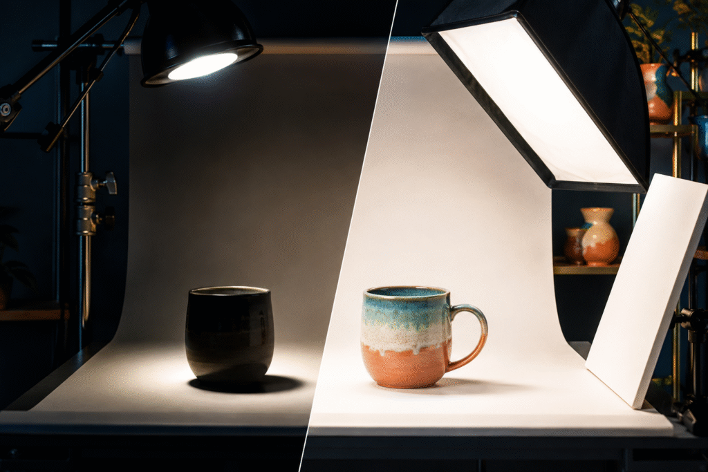 Etsy listing thumbnail product photographed under harsh lighting and soft professional lighting