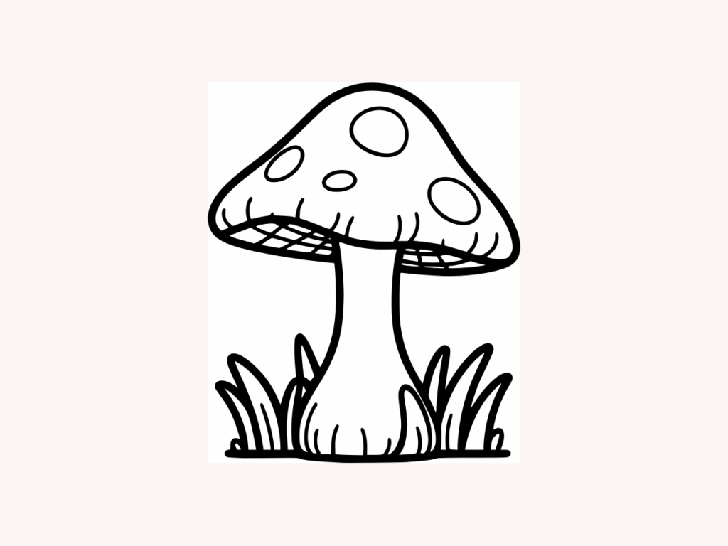 Preview of Mushroom silhouette SVG