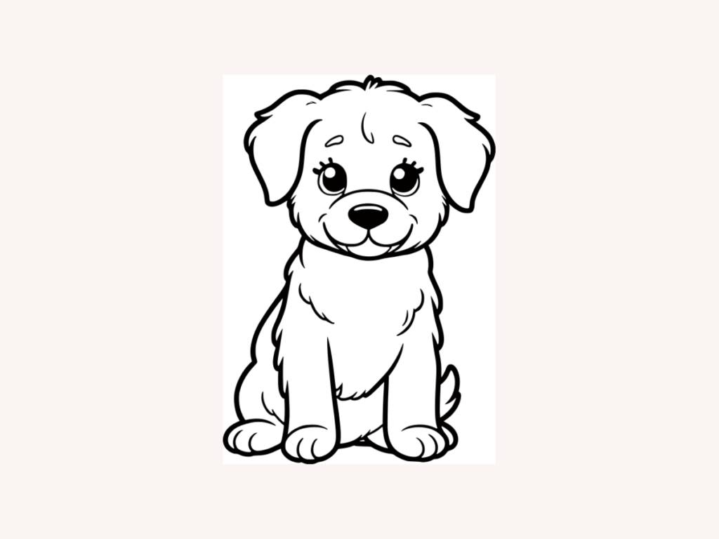 Preview of Puppy silhouette SVG